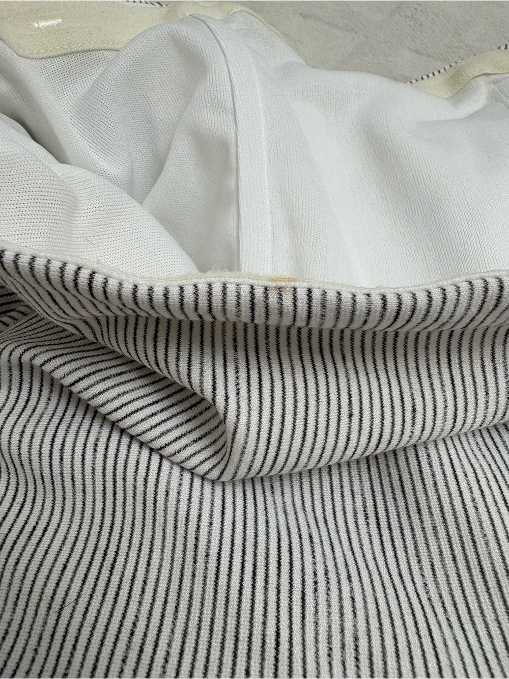 Zara Striped Strapless Tie Romper - Picture 3 of 4